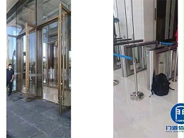 大廈進(jìn)出口超高地彈門維修與內(nèi)部速通門巡檢