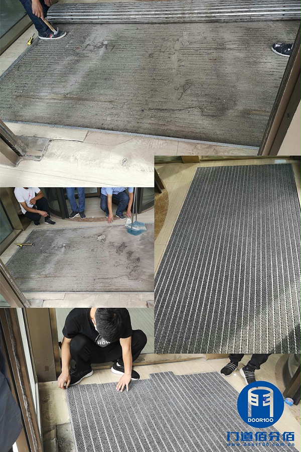 寬紋環(huán)扣鋁合金地墊鋪設(shè)安裝服務(wù)案例