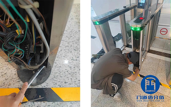 案例丨維修寶盾擺式速通門(mén)基座晃動(dòng)故障
