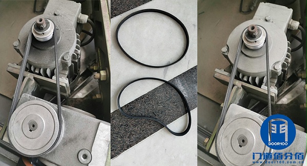 北京高樓大廈電動旋轉(zhuǎn)門定期保養(yǎng)與配件維修更換服務(wù)之皮帶維修更換