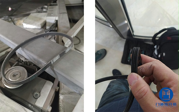 轉(zhuǎn)門維保案例丨凱必盛電動兩翼旋轉(zhuǎn)門保養(yǎng)項目之皮帶保養(yǎng)