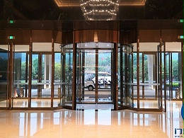 廣西柳州某山莊寧波智匯門道自動(dòng)旋轉(zhuǎn)門保養(yǎng)服務(wù)案例