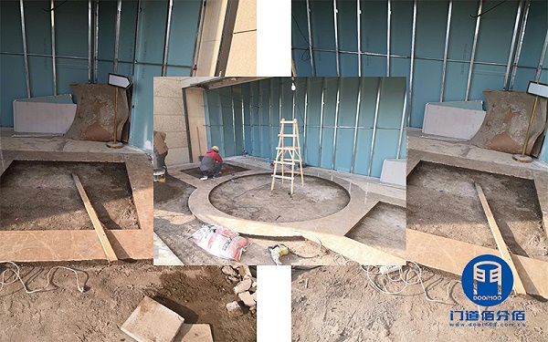 中石化北京會議中心自動旋轉(zhuǎn)門門區(qū)地面改造與整體電器升級服務(wù)案例