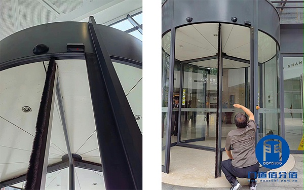 自動(dòng)旋轉(zhuǎn)門（三翼）保養(yǎng)案例，教你如何延長(zhǎng)使用壽命