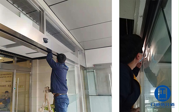 案例介紹：自動(dòng)無框玻璃門驅(qū)動(dòng)電機(jī)維修服務(wù)