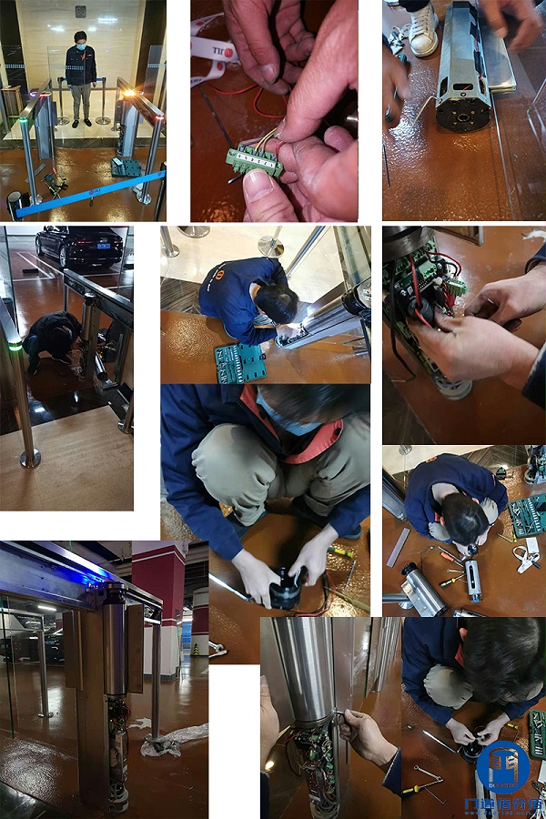 速通門維修案例丨AS品牌擺式速通門電機(jī)維修項目