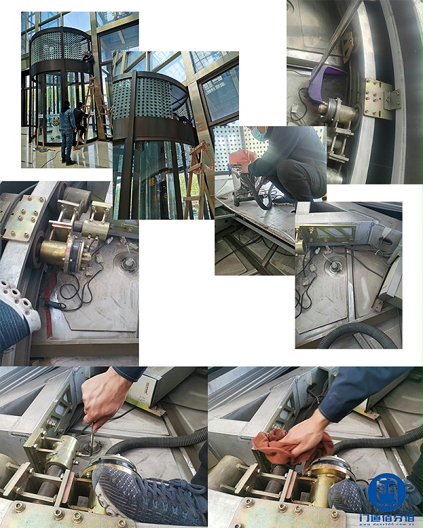 維保服務(wù)案例丨大型旋轉(zhuǎn)自動(dòng)門保養(yǎng)清潔服務(wù)