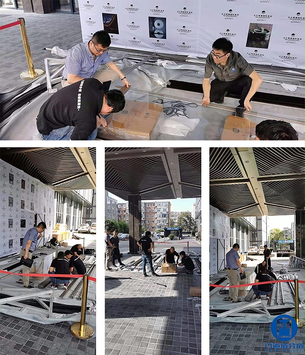 北京某酒店旋轉門門區(qū)以舊換新改造服務案例