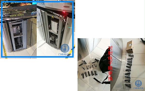 閘機速通機身上的“小黑點”是什么